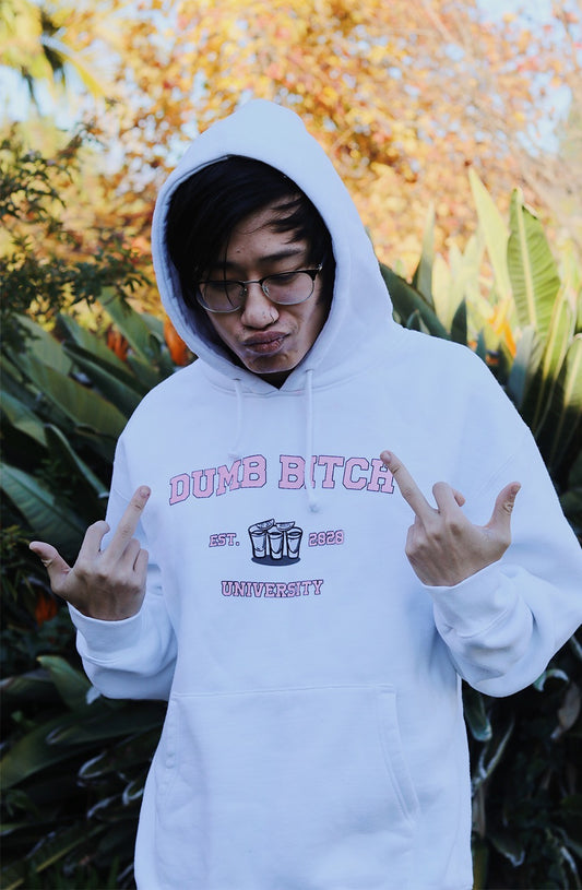 DBU OG White Hoodie